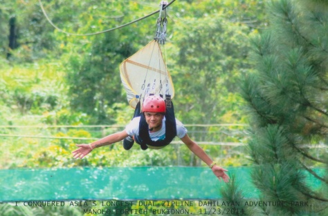 Ziplining at Dahilayan Park